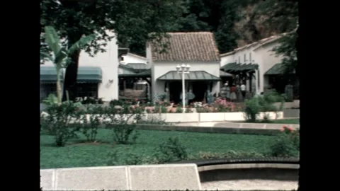 Garden and Café Stock Footage 278040225
