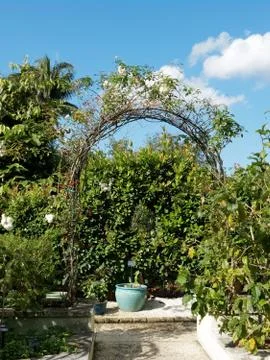 Garden Arch Stock Photos