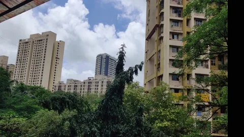 Garden Arial landscape view Stock Footage 160530945