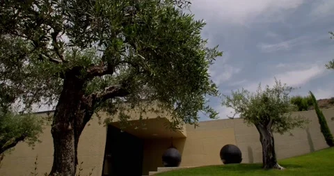 Garden around the pool 스톡 동영상 143264054