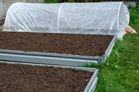 Garden beds Stock Photos
