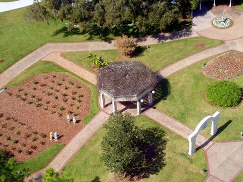 Garden below Stock Photos