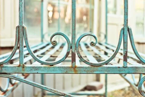 Garden bench Stock Photos