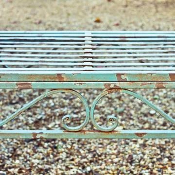 Garden bench Stock Photos