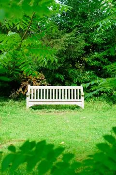Garden bench Foto stock
