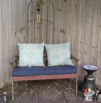 Garden Bench Foto stock