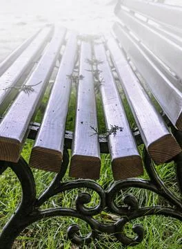 Garden bench Stock Photos