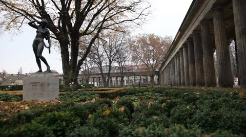 Garden in Berlin palace Video stock 61437829