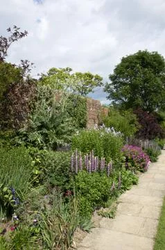 Garden border Stock Photos