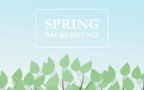 Garden bush or tree in spring time. 库存插图