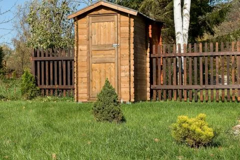 Garden chalet Stock Photos