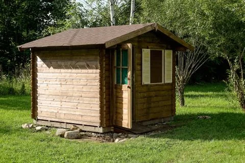 Garden chalet Stock Photos