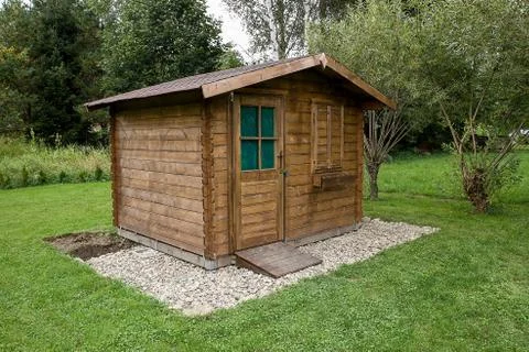 Garden chalet Stock Photos