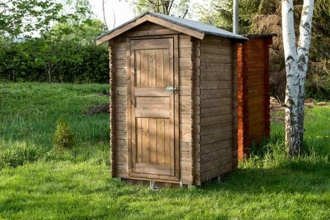 Garden chalet Stock Photos