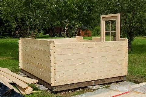 Garden chalet Stock Photos