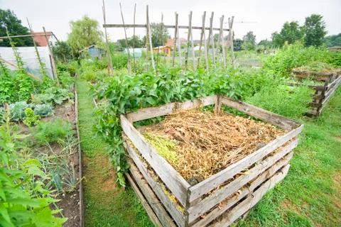 Garden Compost Bin Stock Photos