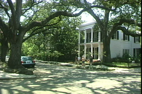 Garden District House Stock Footage 817704