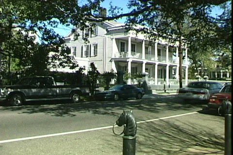 Garden District Traffic Stock Footage 817705