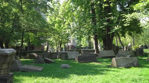 The garden of the doctors in Sofia, Bulgaria Stock Footage 267138893