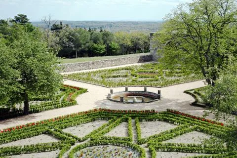 Garden in Escorial Stock Photos