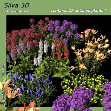 Garden Flowers vol.2 3D Model