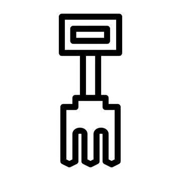 Garden-fork Stock Illustration