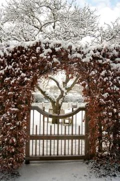 Garden gate Stock Photos
