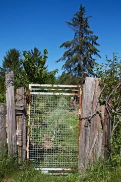 Garden gate Foto stock