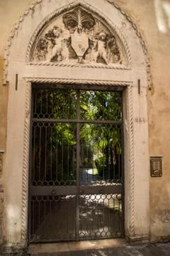 Garden gate Stock-Fotos