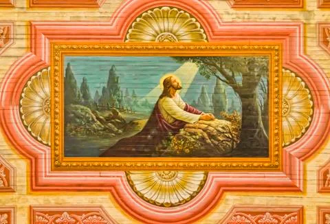 Garden of gethsemane Foto stock
