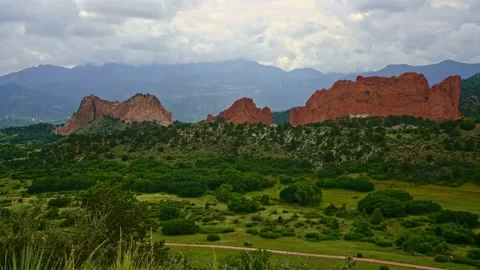 Garden Of The Gods 1 Video stock 158585193