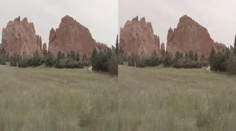 Garden of the Gods 3D Stock Footage 52168744