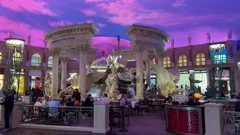 Las Vegas, Nevada, USA - Fountain of the Gods installation inside the  Caesars Palace casino Stock Photo - Alamy