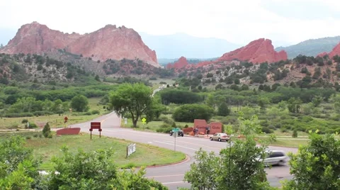 Garden of the Gods Stock Footage 50264232