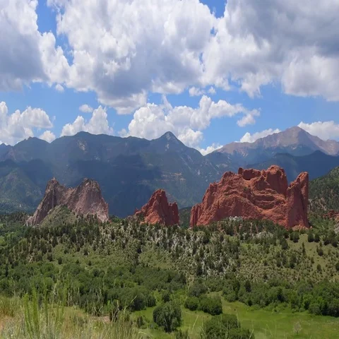 Garden of the Gods Stock Footage 69633380