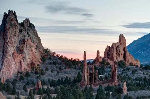 Garden of the Gods 库存照片