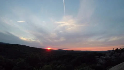Garden of the Gods sunset timelapse Stock Footage 130821473