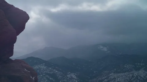 The Garden Of the Gods time lapse 库存影片 147232653