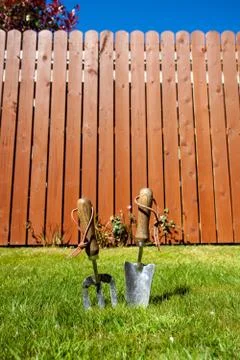 Garden hand tools Stock Photos