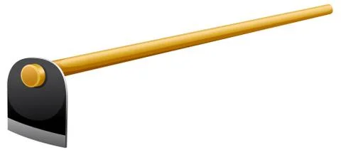 A garden hoe Stock-Illustration
