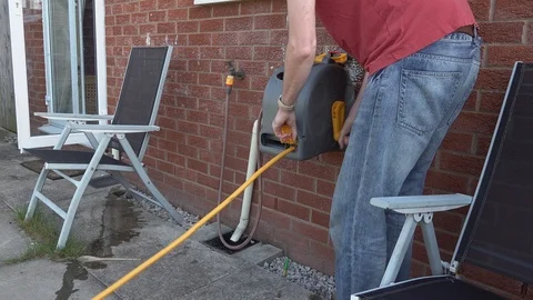 Garden hose Stock Footage 89548460