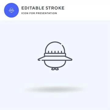 Garden icon vector, filled flat sign, solid pictogram isolated on white, logo Illustrazione stock