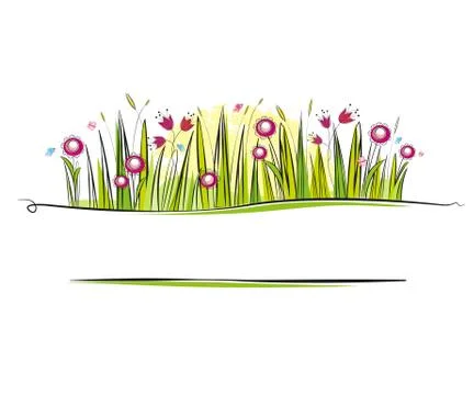 Garden Stock Illustration