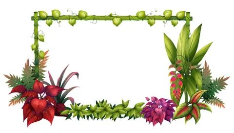 A garden Stock Illustration