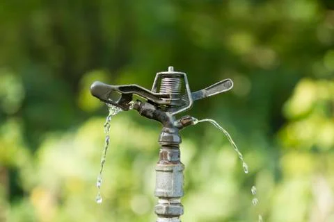 Garden irrigation system Stock Photos
