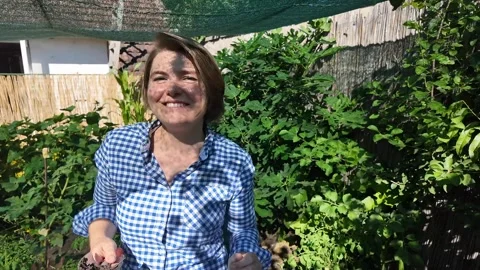 Garden Joyful Moment Stock Footage 312945313