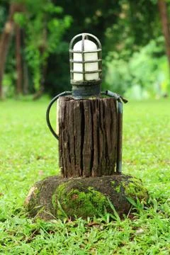 Garden lamp. Foto stock