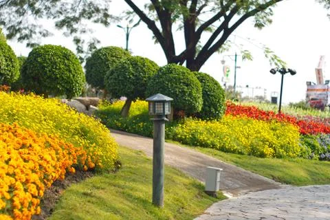 Garden lamp Stock Photos