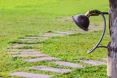 Garden lamp Stock Photos
