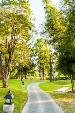 Garden landscape Stock Photos